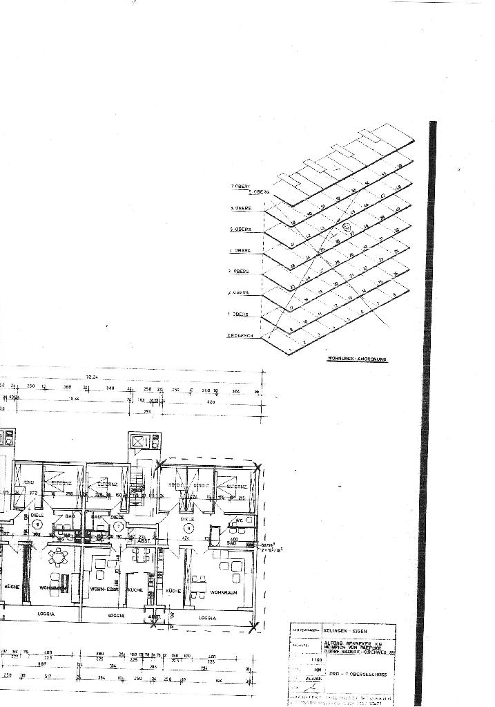 Grundriss Etagenwohnung Solingen