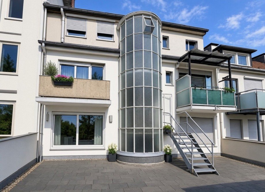 Ansicht hinten Wohn- / Gesch�ftshaus Solingen