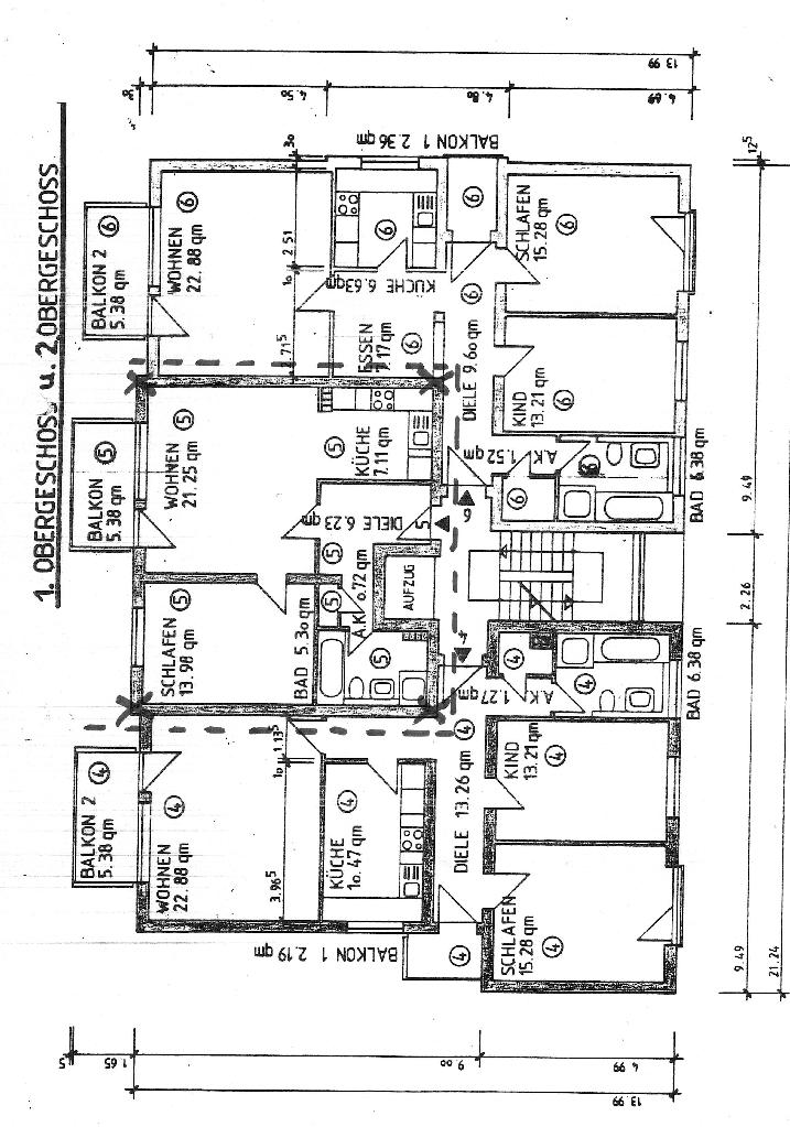 Grundriss Etagenwohnung Solingen