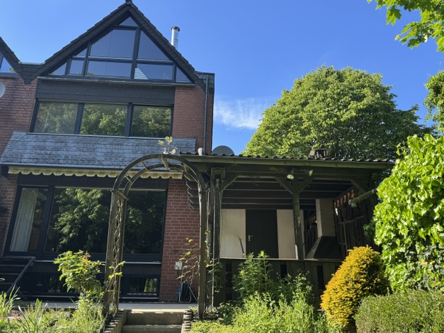 R�ckansicht Reiheneckhaus Wuppertal