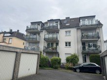 R�ckansicht Attraktive 2-Zimmer-Eigentumswohnung mit Balkon, Aufzug und Einzelgarage