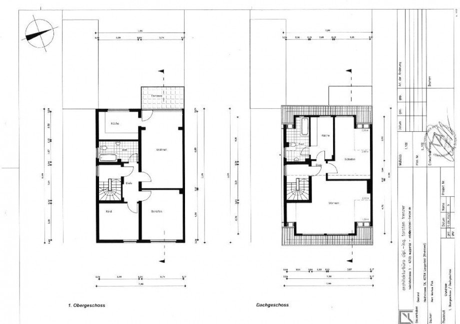 Grundriss 2 Mehrfamilienhaus Langenfeld