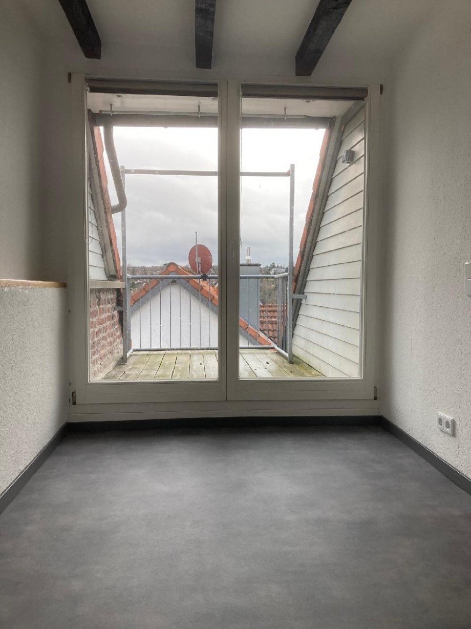Blick auf Balkon Zweifamilienhaus Solingen